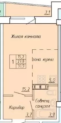 Студия Хакасия, Абакан ул. Ленинского Комсомола, 77 (30.2 м) - Фото 2