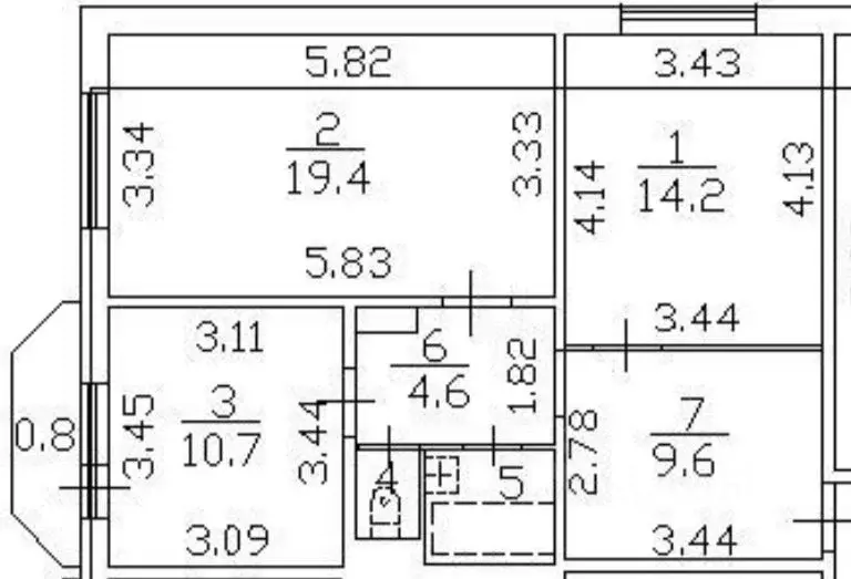 2-к кв. Санкт-Петербург ул. Сикейроса, 7к2 (62.1 м) - Фото 2