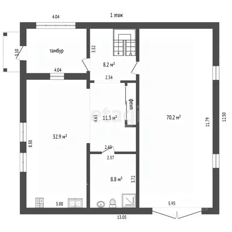 Дом в Саха (Якутия), Якутск ул. Валерия Керемясова, 37 (220 м) - Фото 2