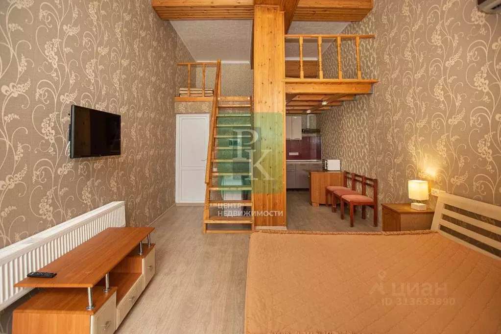 1-к кв. Крым, Ялта муниципальный округ, Форос пгт ул. Северная, 43 ... - Фото 1