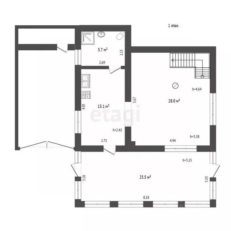 Дом в Севастополь Космос садовое товарищество, 75 (133 м) - Фото 1