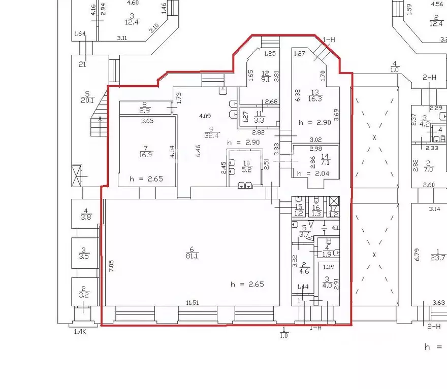 Помещение свободного назначения в Санкт-Петербург Чкаловский просп., ... - Фото 2