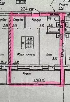 1-к кв. Алтайский край, Барнаул ул. Петра Сухова, 34 (40.0 м) - Фото 1