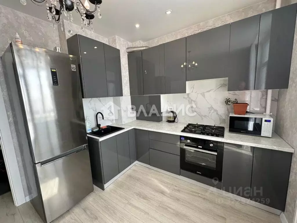 2-к кв. Калининградская область, Калининград Тихорецкая ул., 22Б (54.7 ... - Фото 2