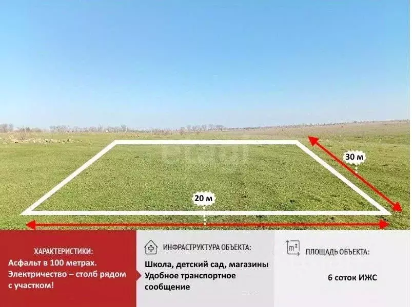 Участок в Крым, Симферопольский район, с. Мирное  (6.0 сот.) - Фото 1