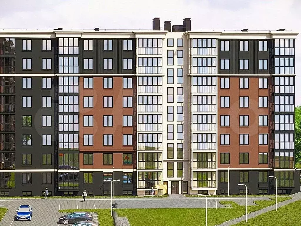 1-к. квартира, 45,6 м, 5/8 эт. - Фото 0