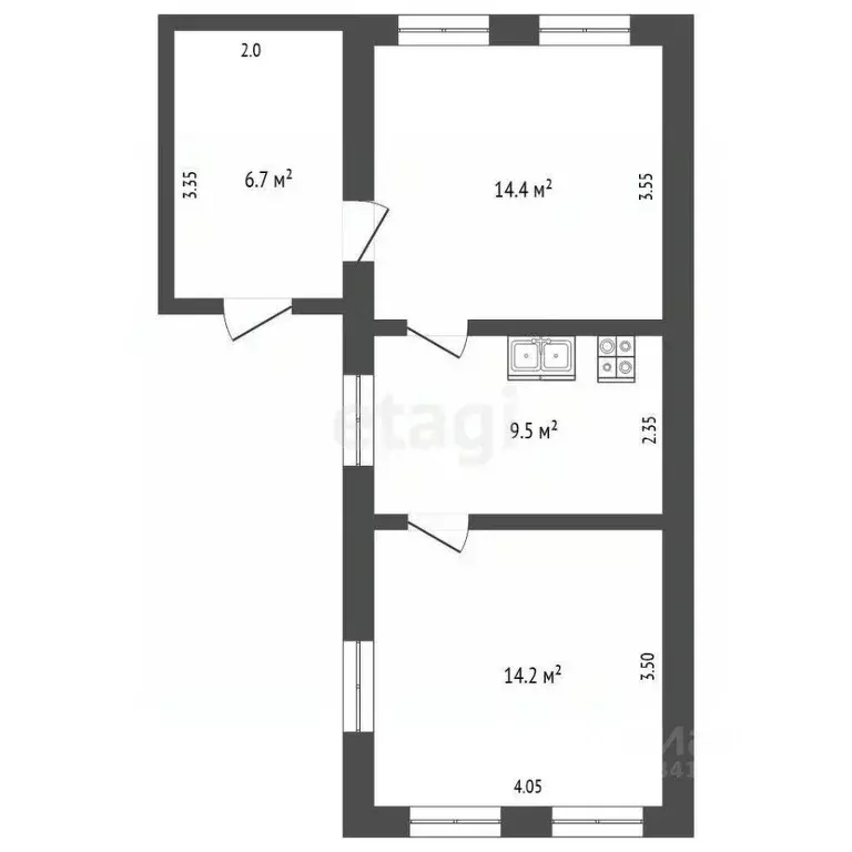 Дом в Белгородская область, Белгородский район, с. Стрелецкое ул. ... - Фото 0