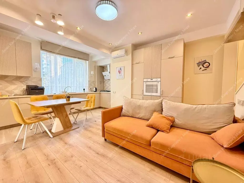 2-к кв. Краснодарский край, Сочи Новый Сочи мкр, пер. Рахманинова, ... - Фото 1