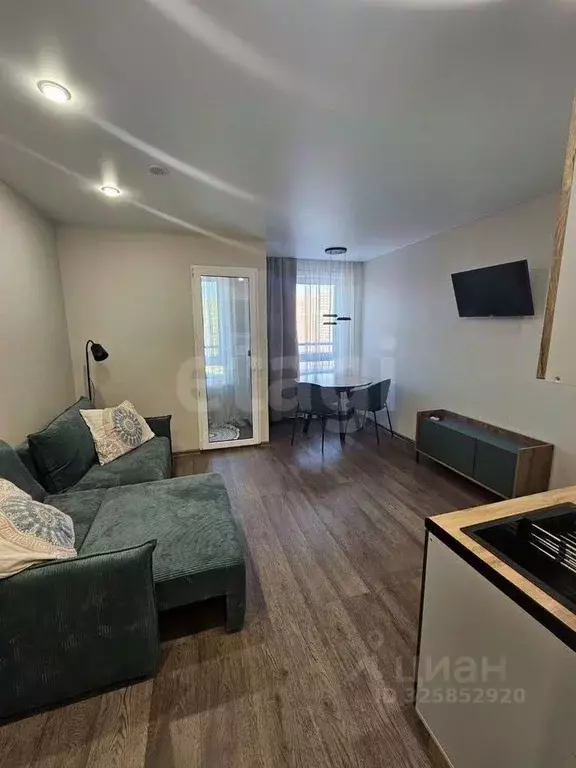 Студия Новосибирская область, Новосибирск ул. Ясный Берег, 43 (25.0 м) - Фото 2