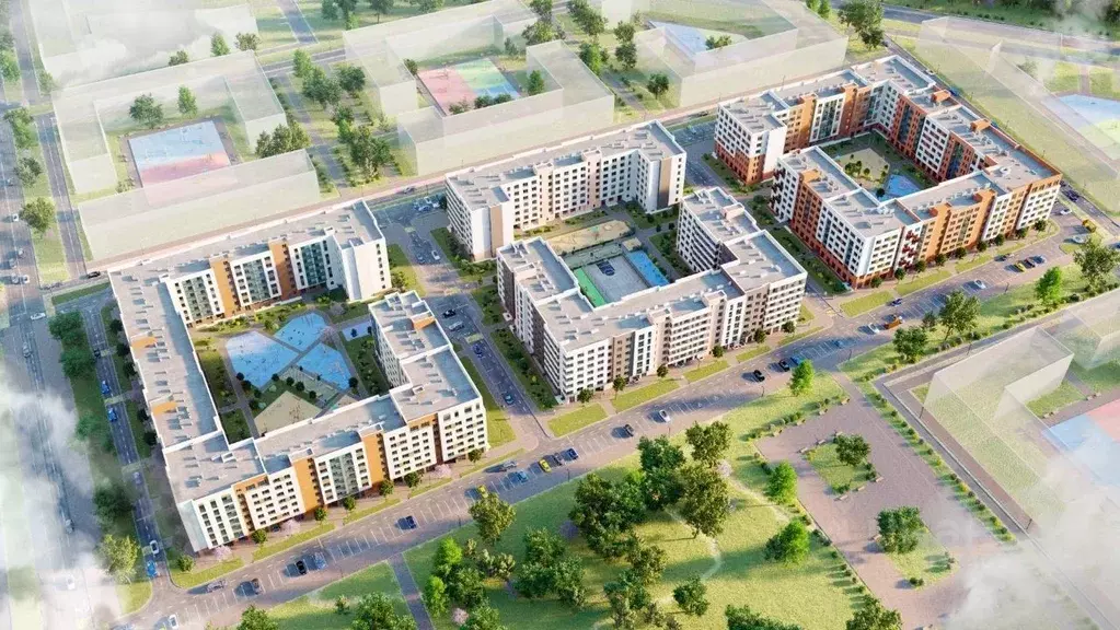 3-к кв. Калининградская область, Гурьевск Включи жилой комплекс (81.5 ... - Фото 2