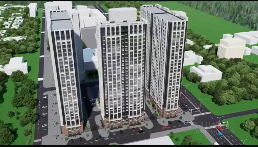 2-к кв. Чеченская республика, Грозный ул. Санкт-Петербургская, 42А ... - Фото 1