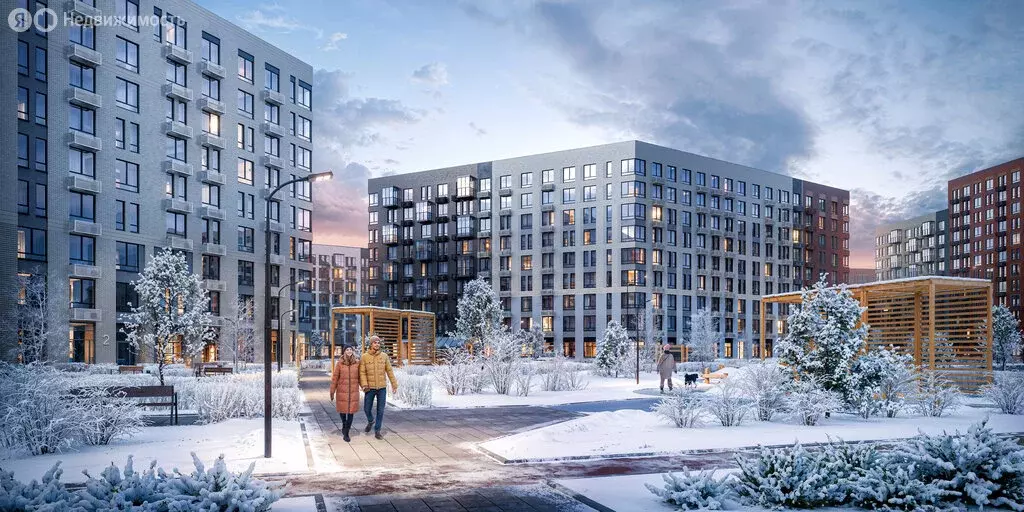 1-комнатная квартира: село Лайково, микрорайон Город-Событие, ЖК ... - Фото 2