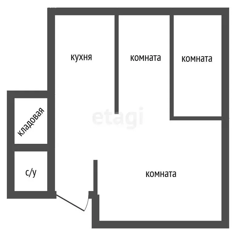 2-комнатная квартира: Воронеж, Костромская улица, 3 (43.2 м) - Фото 1