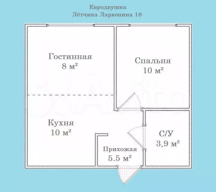 2-к. квартира, 37,4 м, 14/25 эт. - Фото 0