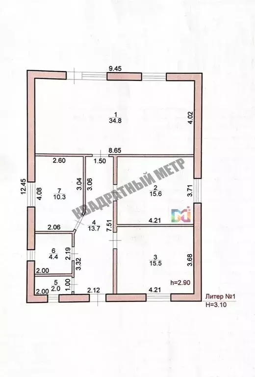 Дом в Элиста, Эрмелинская улица (118 м) - Фото 2