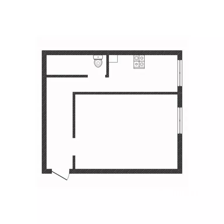 1-к кв. Тверская область, Лихославльский муниципальный округ, пос. ... - Фото 2