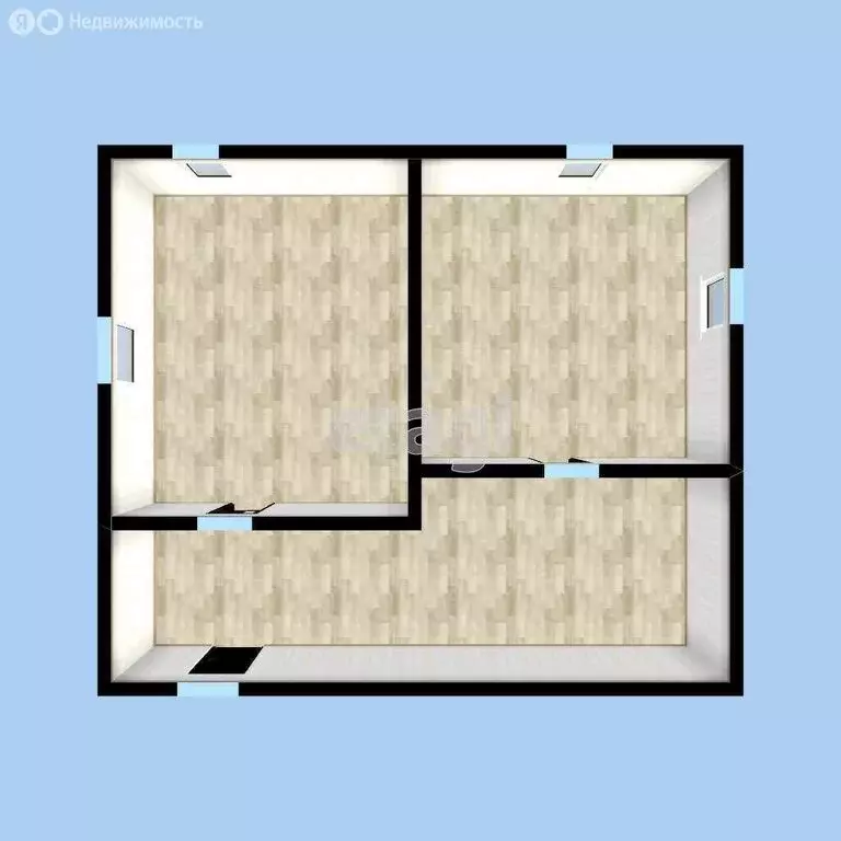 Дом в село Новая Отрадовка, улица Горького (34 м) - Фото 1