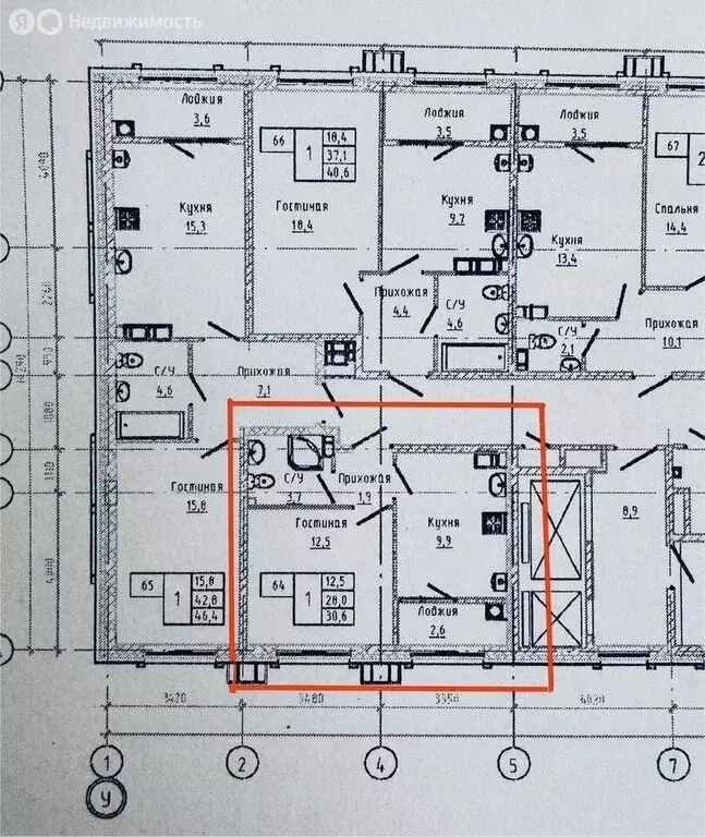 1-комнатная квартира: Ставрополь, улица Андрея Голуба, 16 (30.6 м) - Фото 0