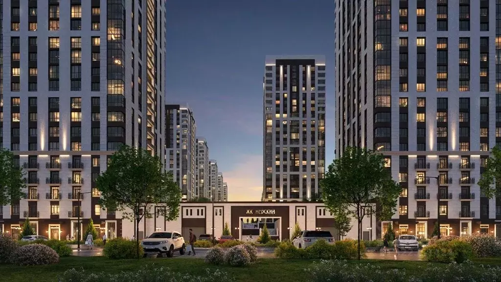 3-к кв. Новосибирская область, Новосибирск Невский жилой комплекс ... - Фото 2