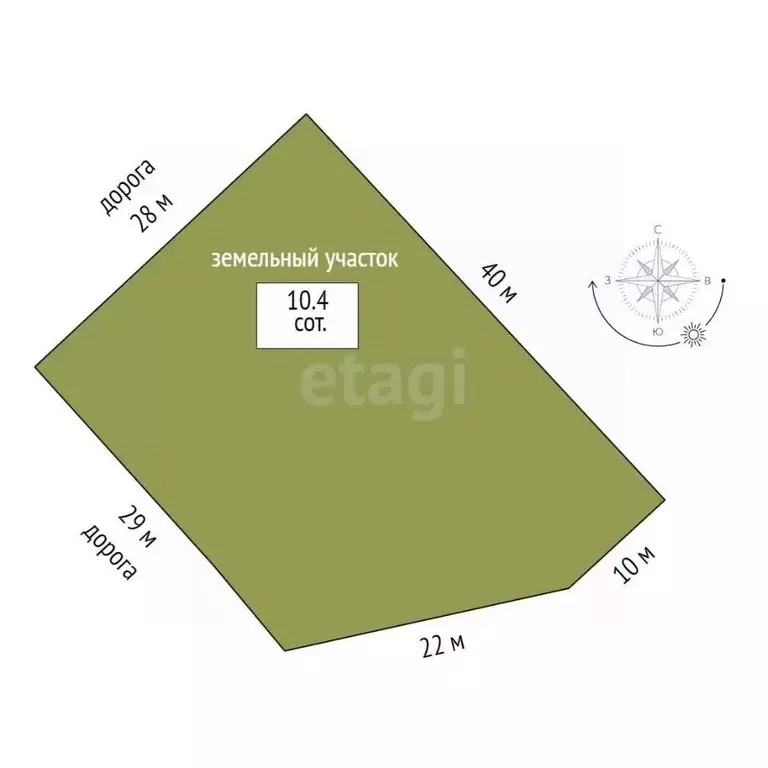 Участок в Хабаровский край, Хабаровский район, с. Корсаково-1  (10.4 ... - Фото 2