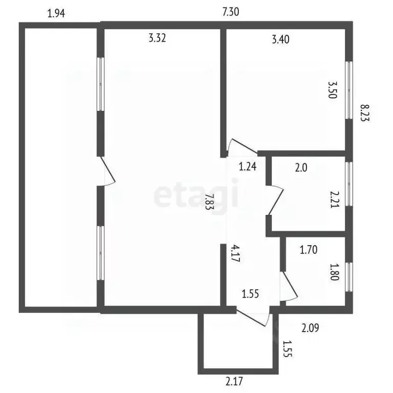 Дом в Ленинградская область, Гатчинский муниципальный округ, д. ... - Фото 1