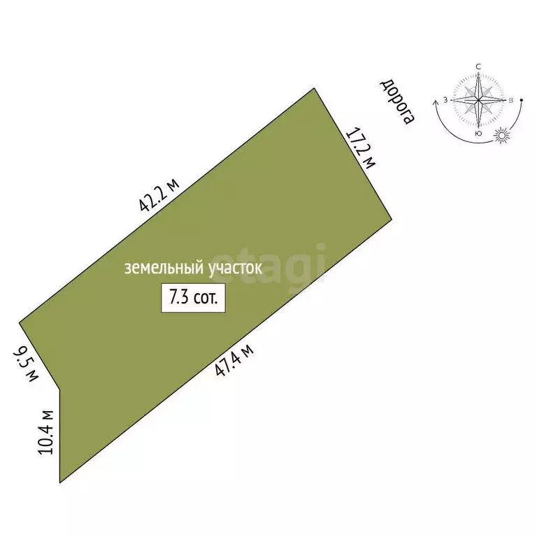 Участок в Выборгский район, Первомайское сельское поселение, ... - Фото 1