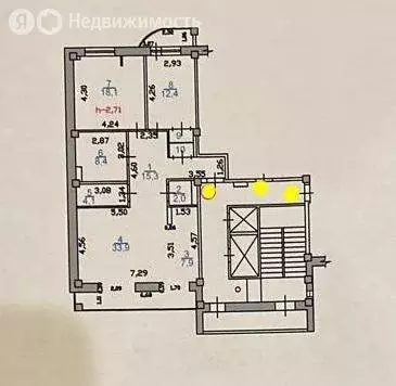 3-комнатная квартира: Иркутск, улица Лыткина, 11/6 (104.8 м) - Фото 2