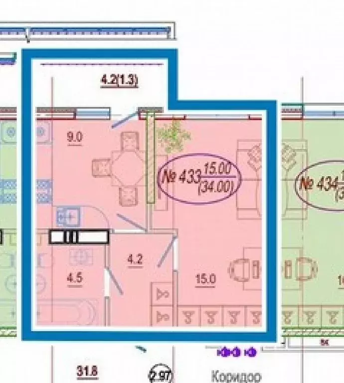 1-к кв. Краснодарский край, Новороссийск Цемдолина тер., ул. Ф.Я. ... - Фото 1