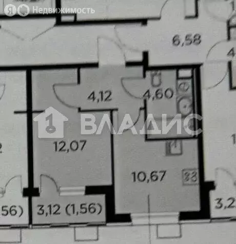 1-комнатная квартира: Пушкино, улица Антона Ветчинова, 3 (31.4 м) - Фото 1
