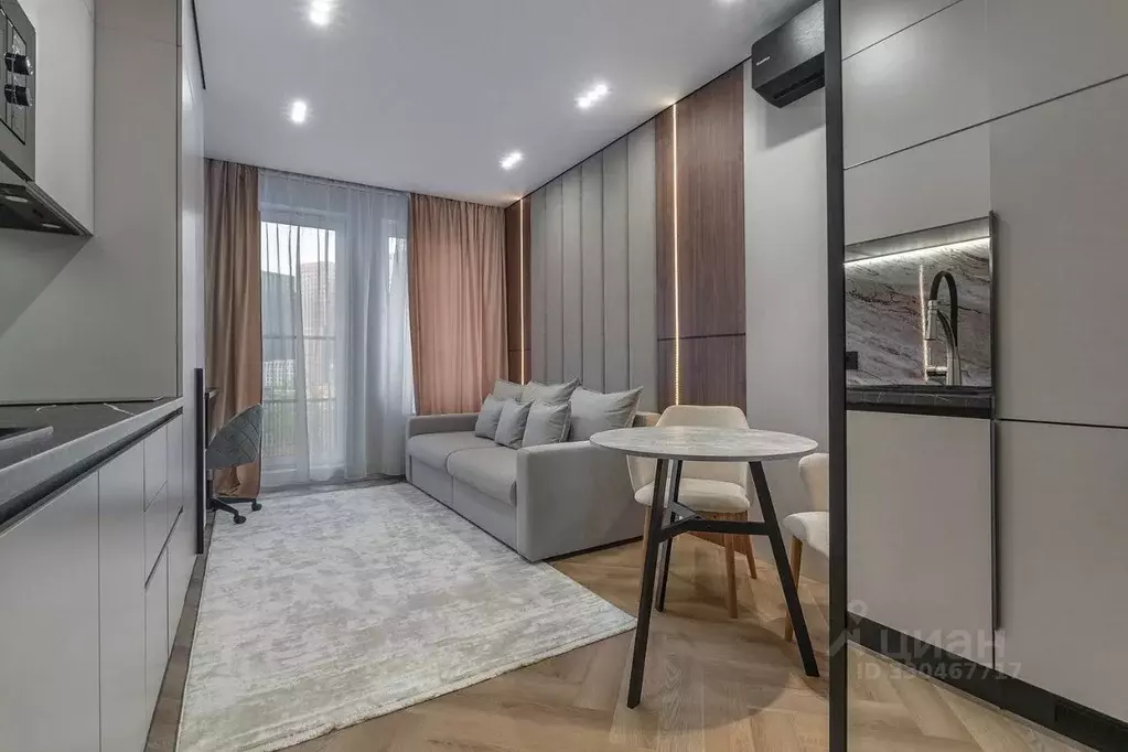 Студия Москва Новоостаповская ул., 20 (21.0 м) - Фото 2