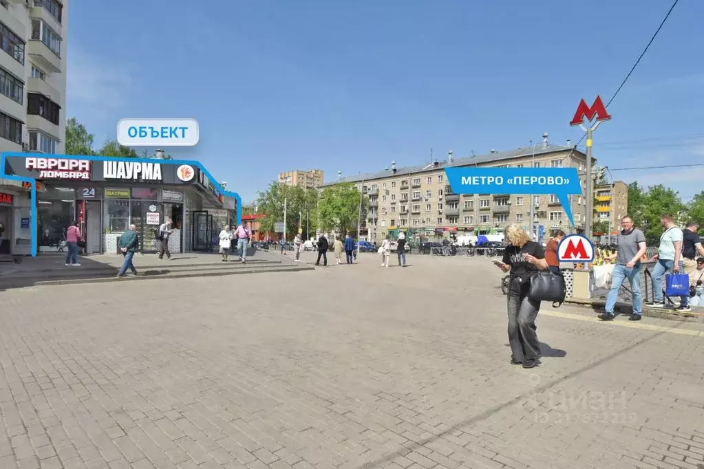 Торговая площадь в Москва 2-я Владимирская ул., 38/18 (8 м) - Фото 0
