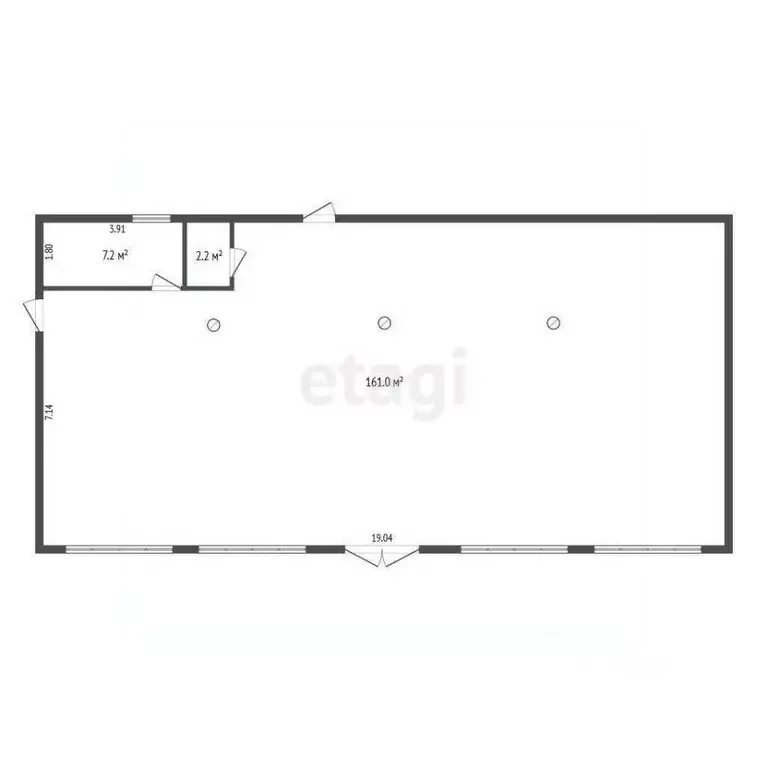 Торговая площадь в Ямало-Ненецкий АО, Тарко-Сале Пуровский район, ул. ... - Фото 2