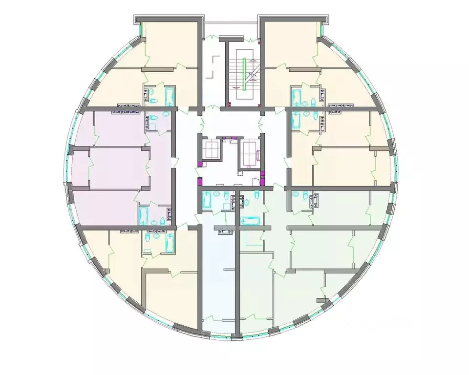 1-к кв. Северная Осетия, Владикавказ 18-й мкр,  (50.87 м) - Фото 2