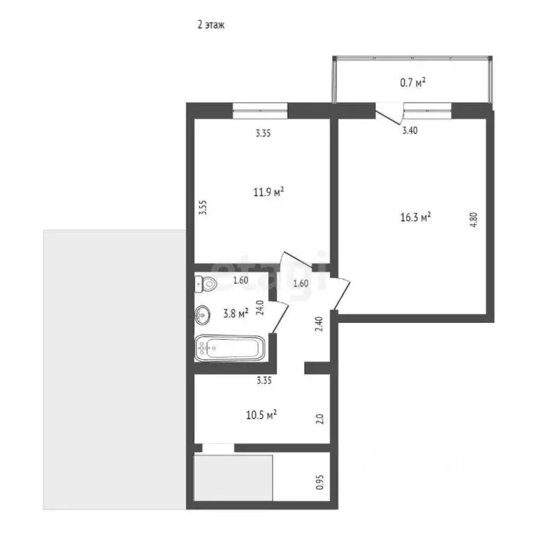 3-к кв. Мордовия, Саранск Лесная ул., 9 (81.7 м) - Фото 1