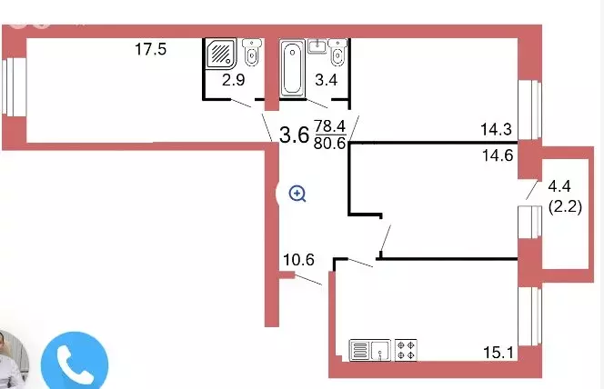 4-комнатная квартира: Вологда, Осановский проезд, 31 (80.6 м) - Фото 0