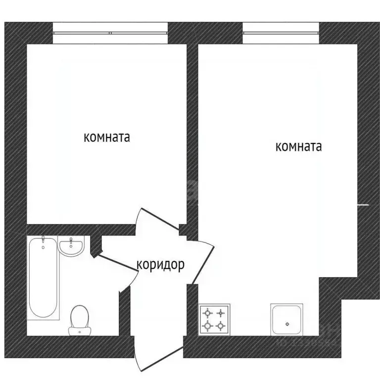 1-к кв. Кемеровская область, Кемерово ул. Дружбы, 30/3 (41.5 м) - Фото 1