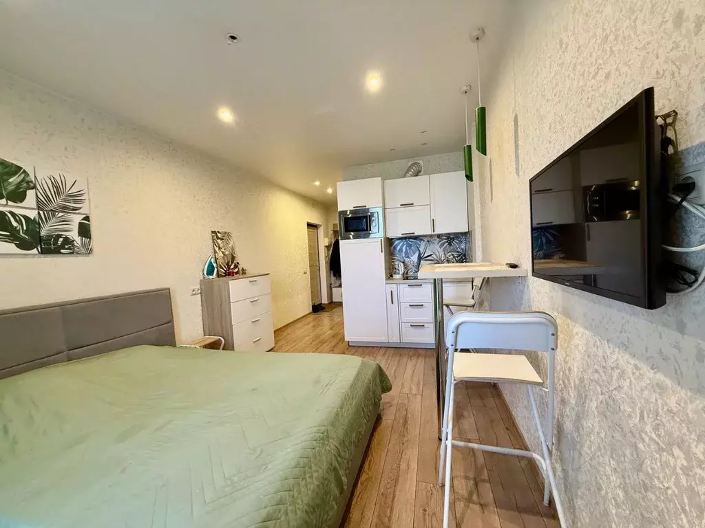 Студия Тверская область, Тверь ул. Терещенко, 6к2 (28.0 м) - Фото 1