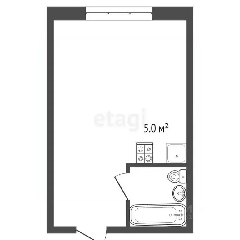 Студия Ямало-Ненецкий АО, Новый Уренгой Лимбяяха мкр, Надежда мкр, 17 ... - Фото 2