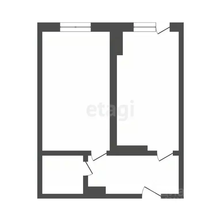 1-к кв. Белгородская область, Белгород Октябрьская ул., 11 (42.7 м) - Фото 0