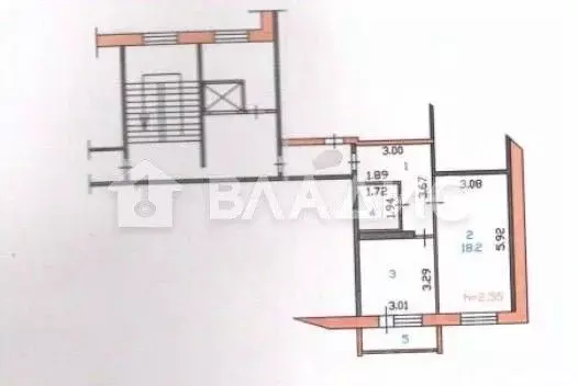 1-к кв. Пензенская область, Пенза Онежская ул., 21а (38.7 м) - Фото 2