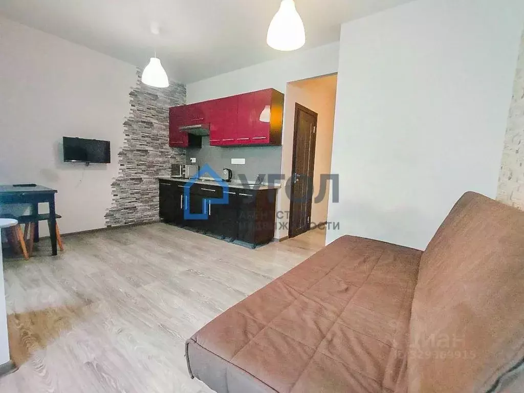 Студия Самарская область, Самара ул. Шверника, 9 (25.0 м) - Фото 1
