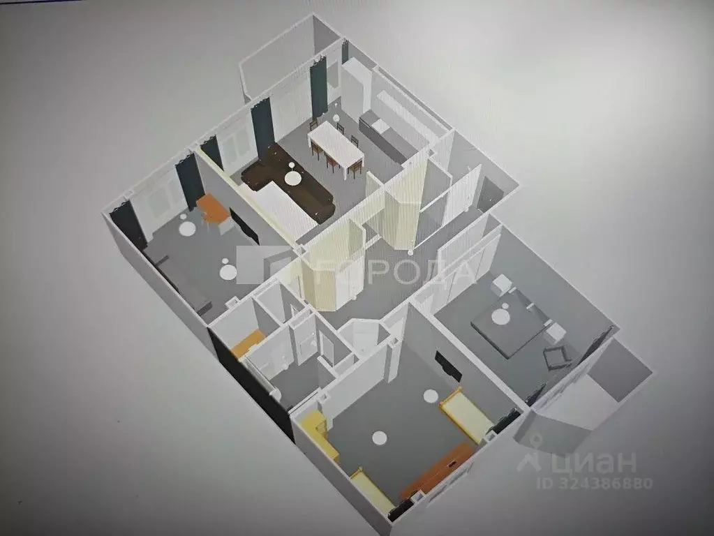4-к кв. Новосибирская область, Новосибирск ул. Галущака, 1 (158.3 м) - Фото 1