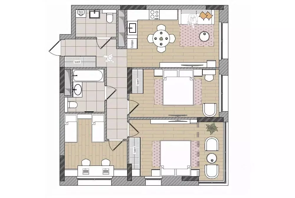 3-к кв. Кировская область, Киров Мелькомбинатовский проезд, 3 (81.8 м) - Фото 1