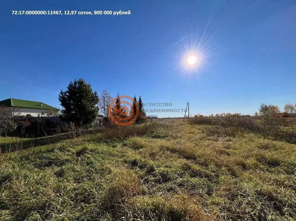 Участок в Тюменская область, Тюменский муниципальный округ, д. ... - Фото 1