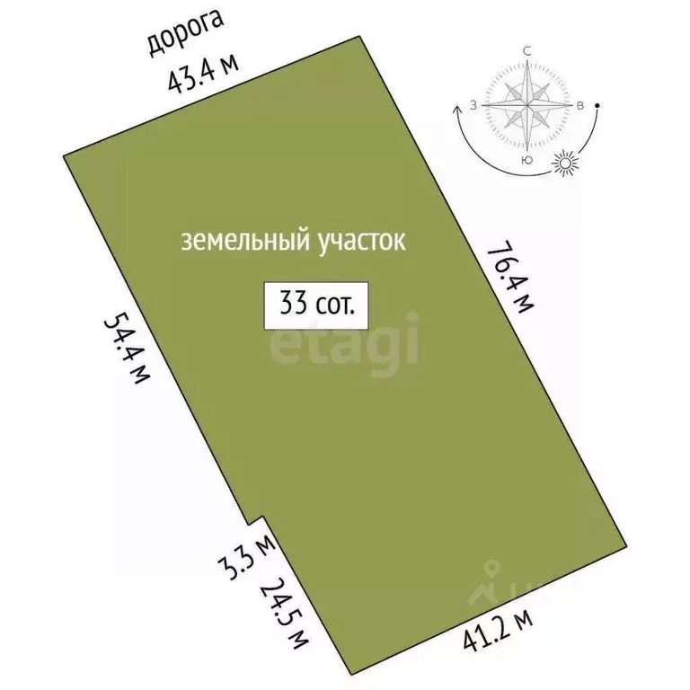 Участок в Тюменская область, Нижнетавдинский муниципальный округ, ... - Фото 2