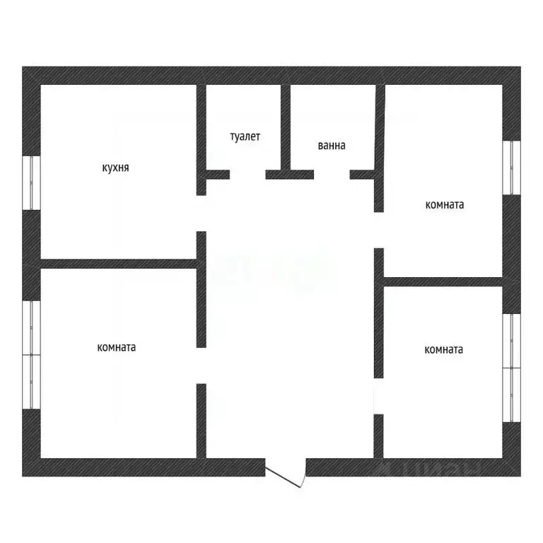 3-к кв. Псковская область, Остров ул. ДОС, 8 (99.1 м) - Фото 2
