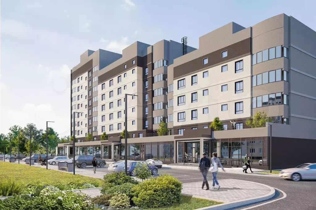 2-к. квартира, 50,4 м, 4/9 эт. - Фото 1