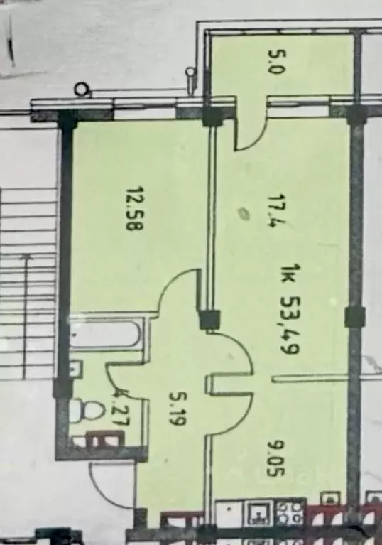 2-к кв. Дагестан, Каспийск ул. Каспийское шоссе, 15А (54.0 м) - Фото 1