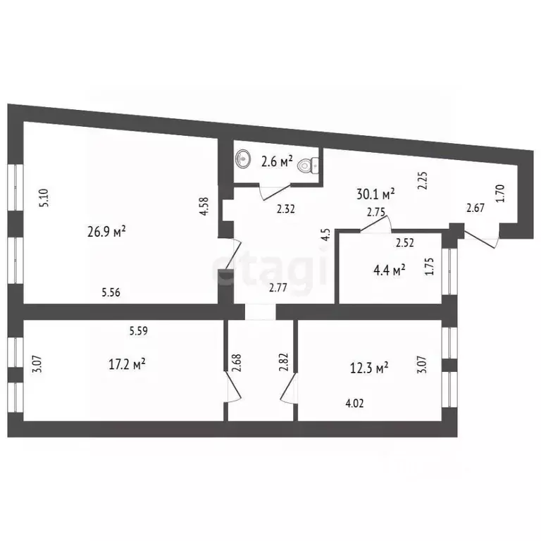 Офис в Санкт-Петербург Греческий просп., 17 (94 м) - Фото 1
