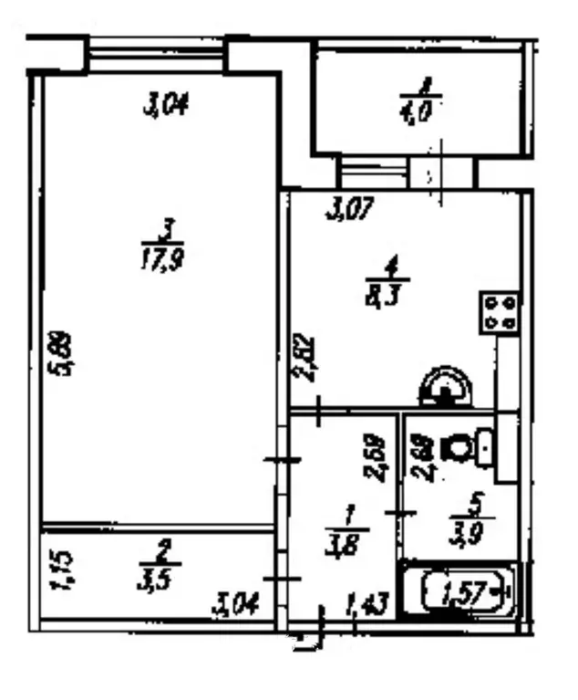 Продаётся 1-к квартира, 41.4 м - Фото 1